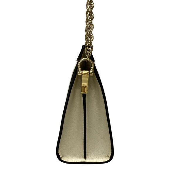 Auth GUCCI Ophidia/Flora 503877 Beige Ebony Cream PVC Leather Shoulder Bag - Picture 6 of 16